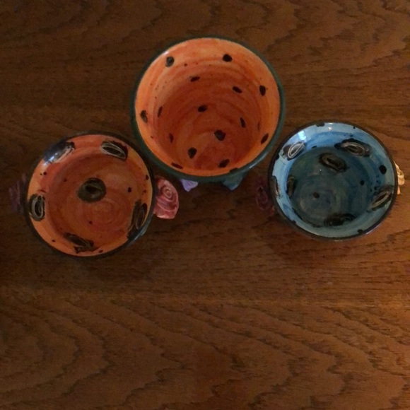 Mary Rose Young Teapot And Three Tea Cups - Picture 12 of 14